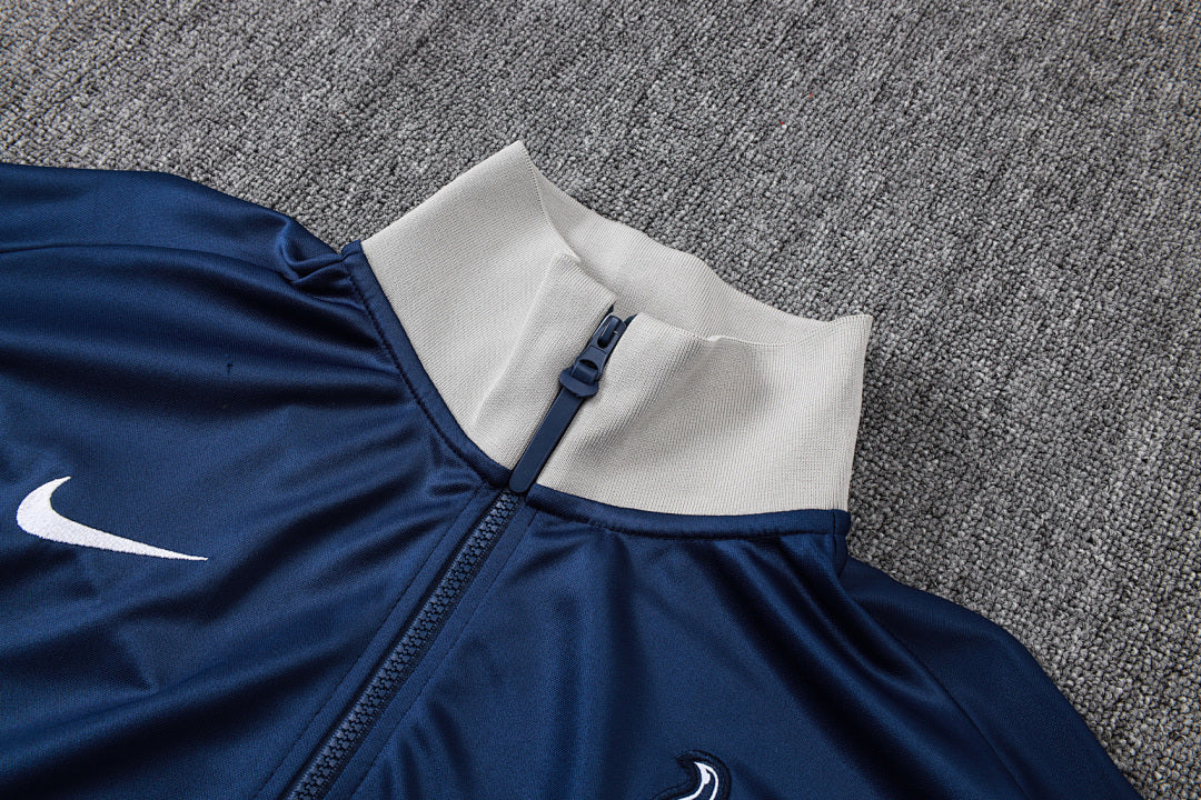 Tottenham Dark Blue/Gray Tracksuit Full-Zip 25/26