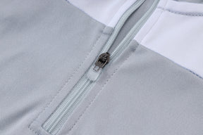 Real Madrid Gray Tracksuit Half-Zip 25/26