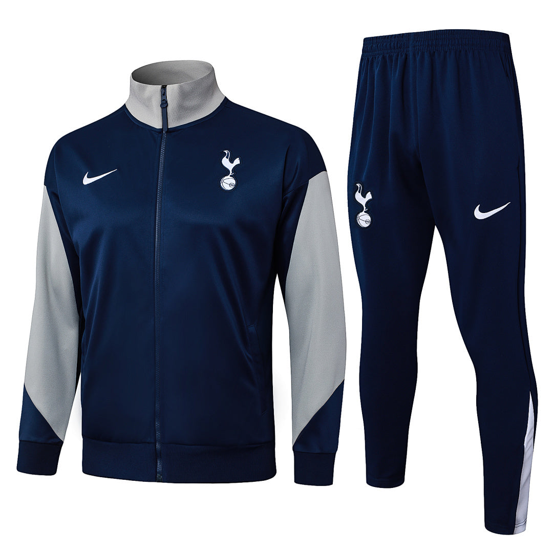 Tottenham Dark Blue/Gray Tracksuit Full-Zip 25/26