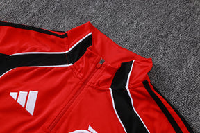 Flamengo Red/Black Tracksuit Half-Zip 25/26