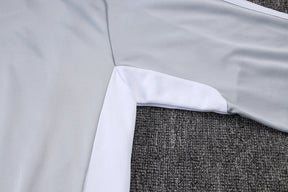 Real Madrid Gray Tracksuit Half-Zip 25/26