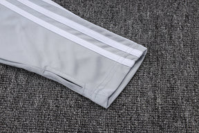 Real Madrid Gray Tracksuit Half-Zip 25/26
