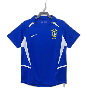 Brazil 2002 II Away Jersey - Retro Version
