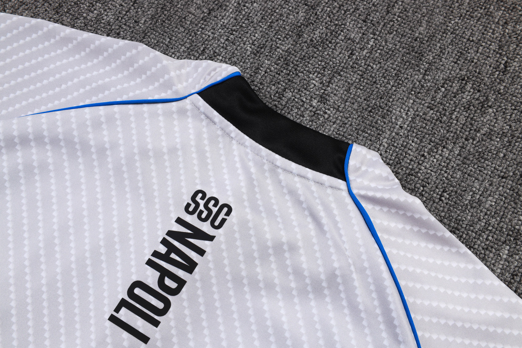 Napoli White/Black Tracksuit Half-Zip 25/26