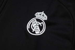 Real Madrid Black Tracksuit Full-Zip 25/26