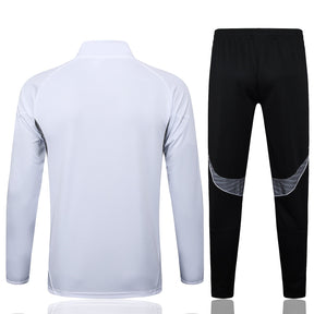 Real Madrid White Tracksuit Full-Zip 25/26
