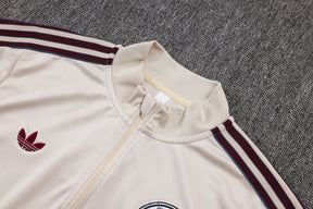 Ajax Beige/Red Tracksuit Half-Zip 25/26