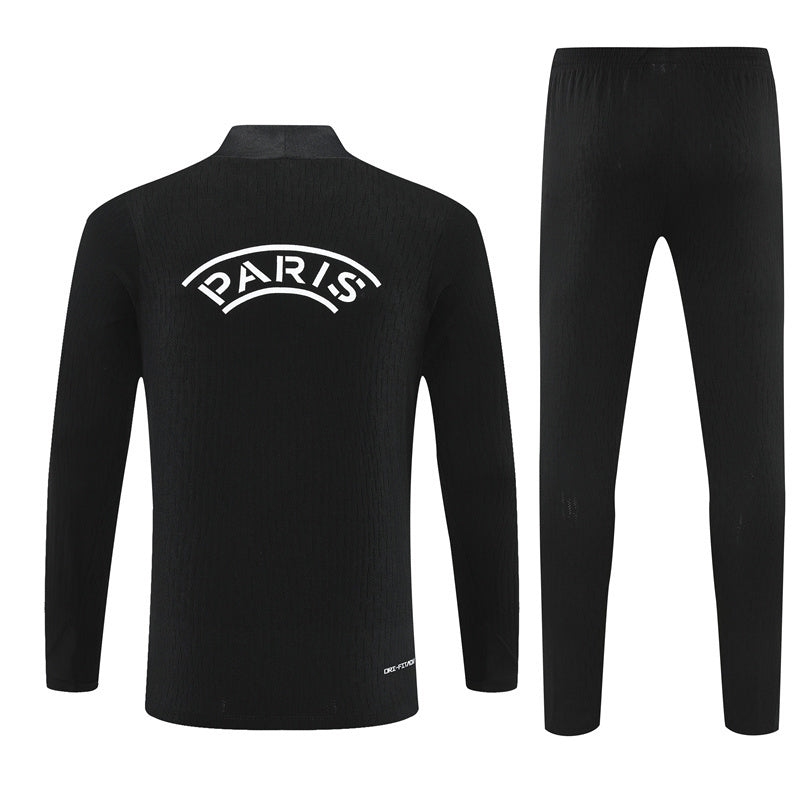 Paris Black Tracksuit Half-Zip 25/26