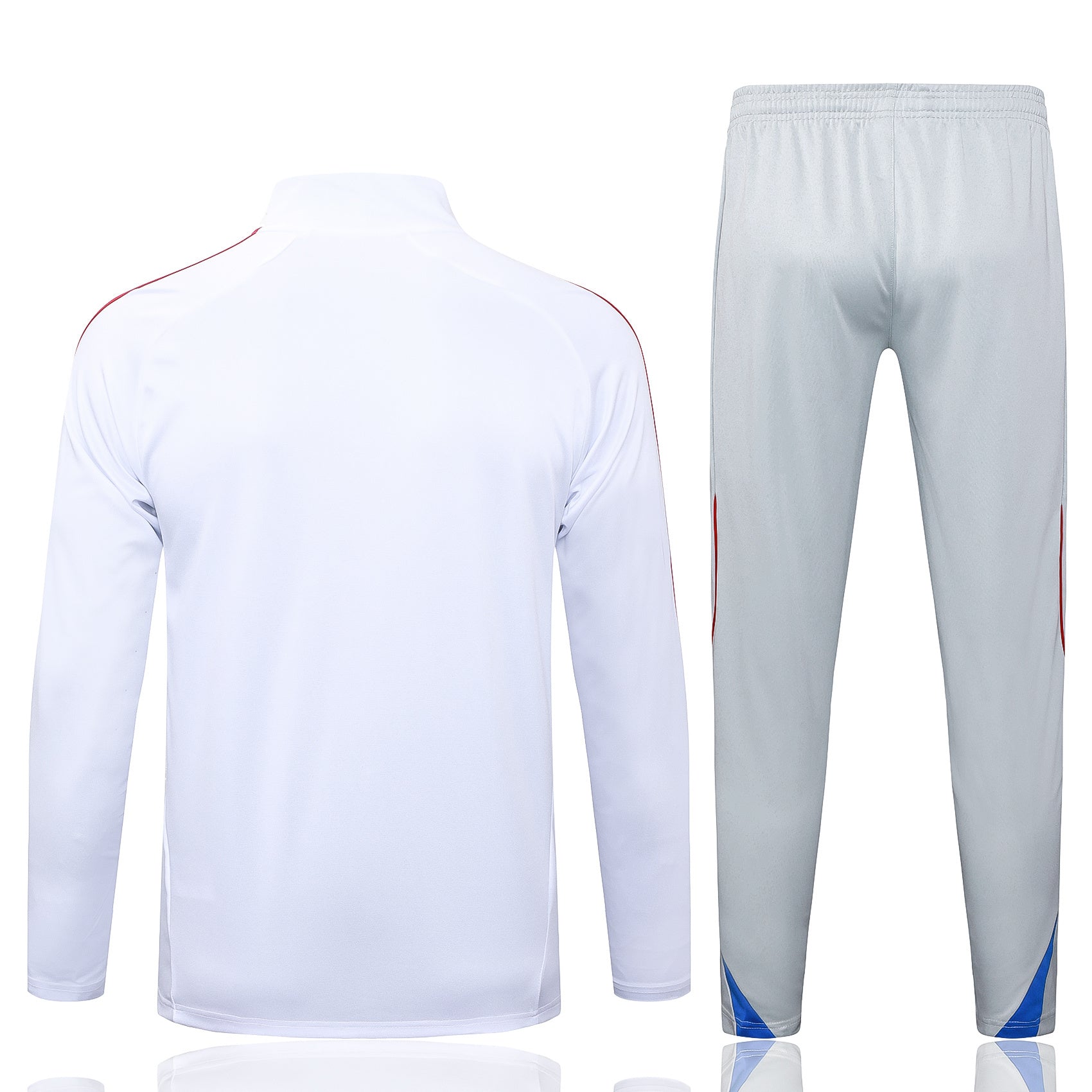 Bayern White/Gray Tracksuit Half-Zip 25/26