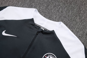 Chelsea Black Tracksuit Half-Zip 25/26