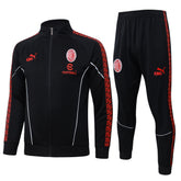 Milan Black Tracksuit Full-Zip 25/26