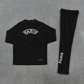 Paris Black Tracksuit Half-Zip 25/26